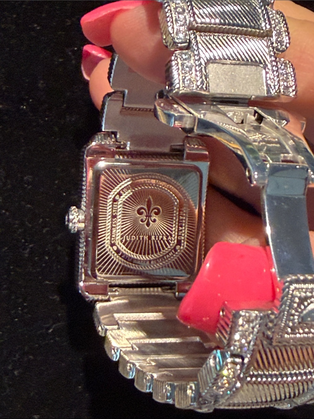 Judith Ripka mother of pearl cushion Watch - Picture 5 of 8